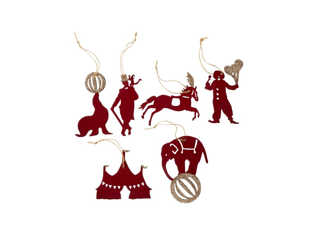 Ophæng - Ornament cirkus figurer
