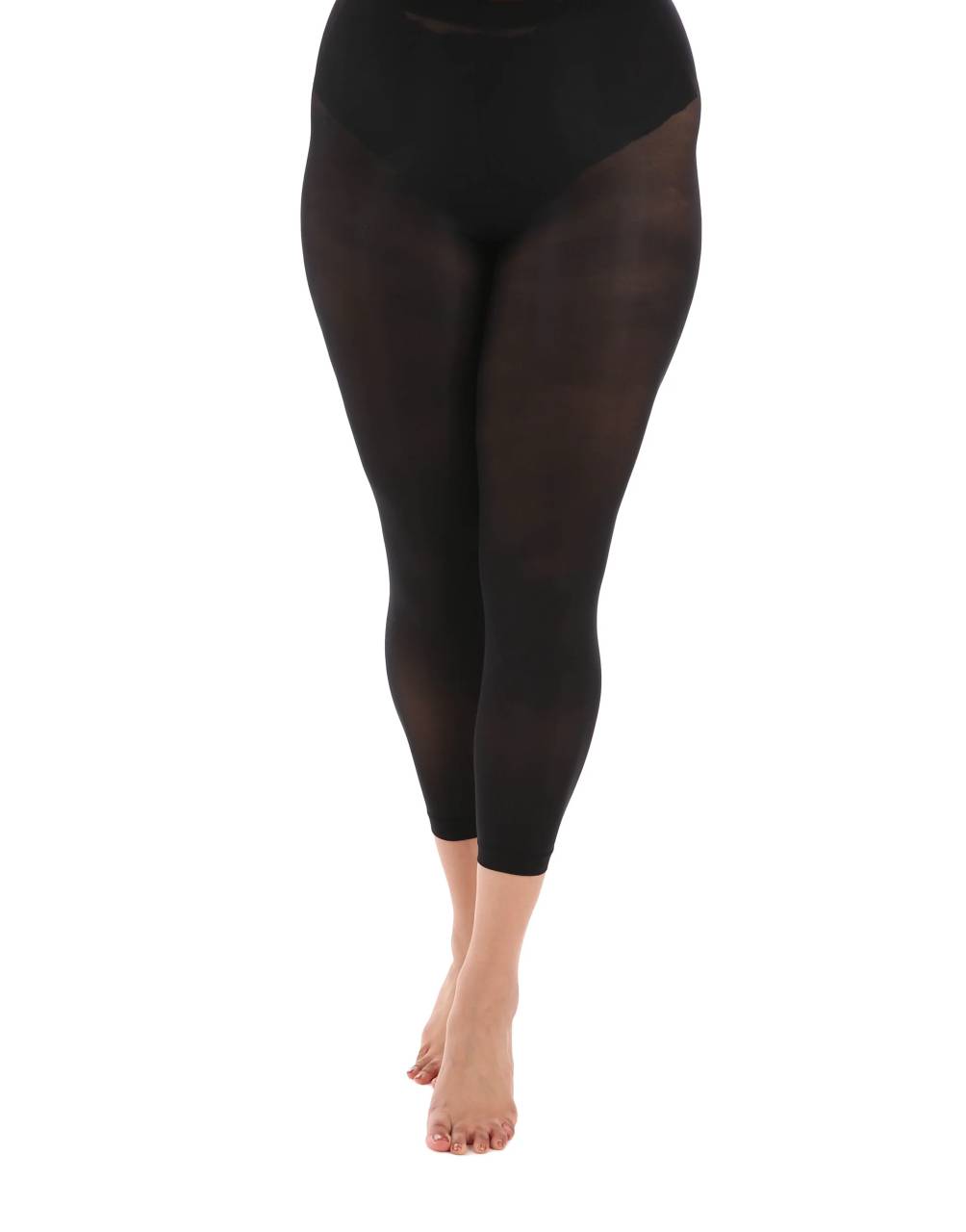 Pamela Mann - Leggings 3/4 sort - 50 denier 44-46