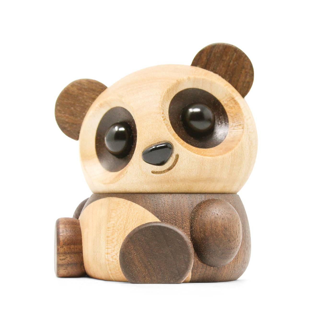 FableWood Panda Pom Pom S - lille træfigur i dansk design