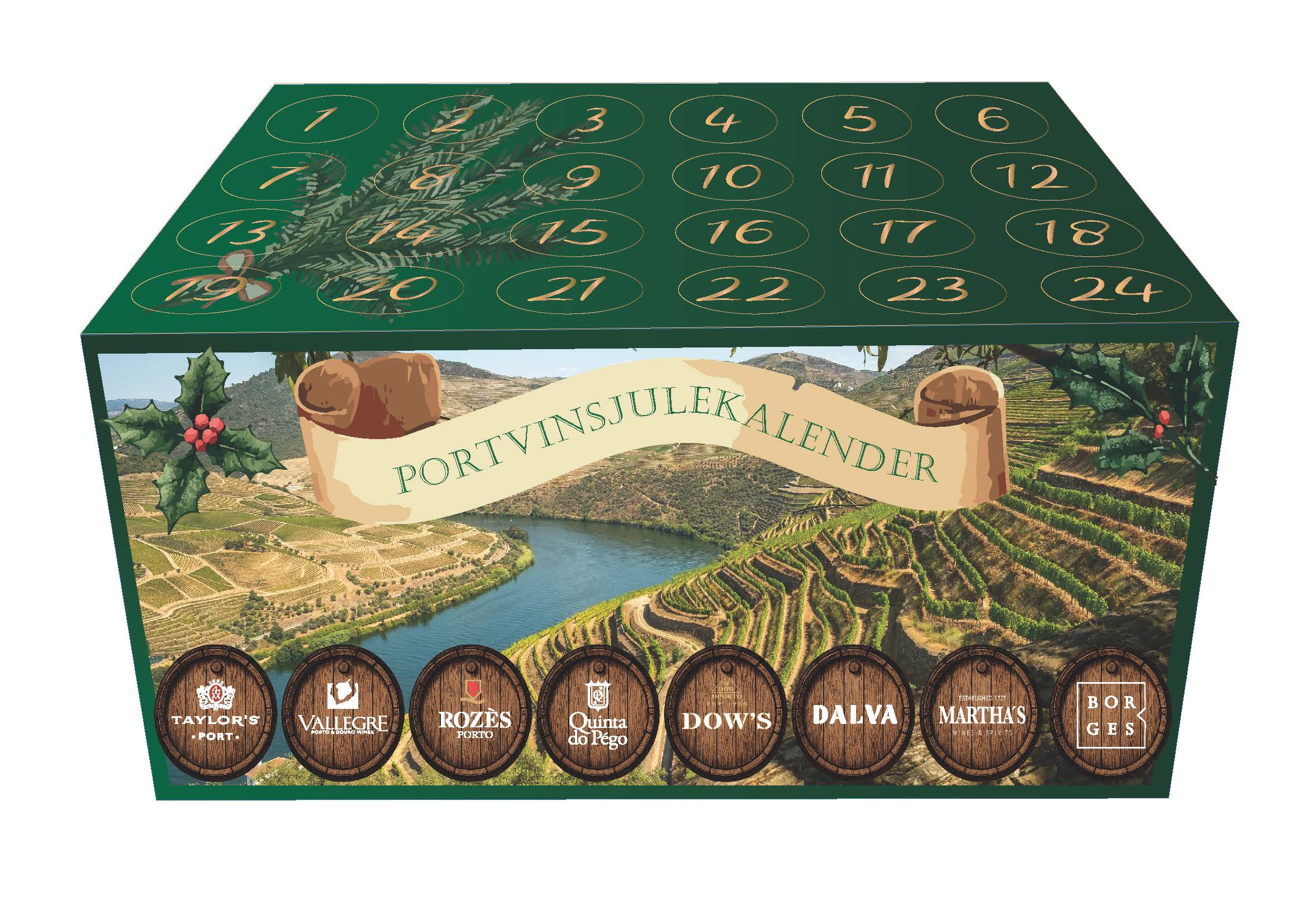 Portvinsjulekalender - 24 spændende flasker