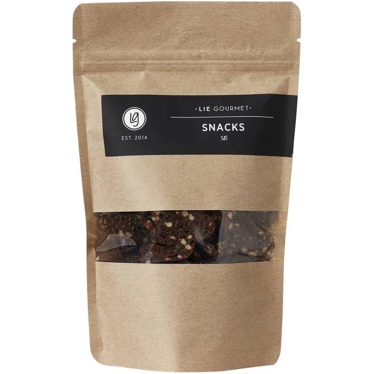 Rugbrødssnacks med havsalt - Lie Gourmet