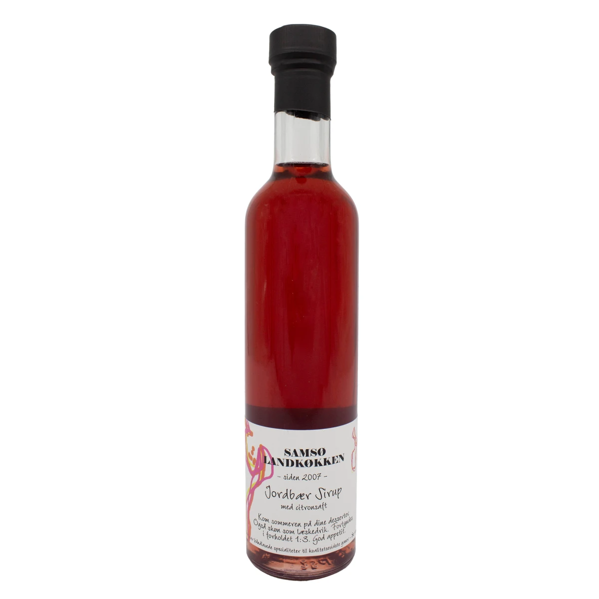 Samsø Landkøkken Jordbærsirup med Citron 250 ml