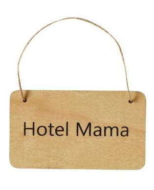 Skilt - Træskilt - Hotel Mama
