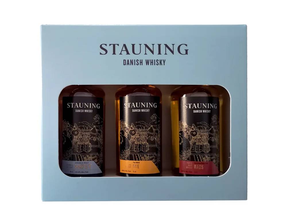 Stauning Whisky - Stauning Whisky smagssæt 3 × 5 cl