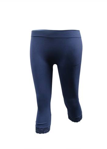 Tim og Simonsen - Leggings med blonde - Navy Onesize