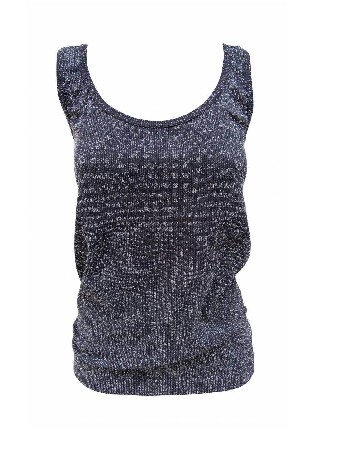 Tim og Simonsen - Top med glitter - Sort S/M
