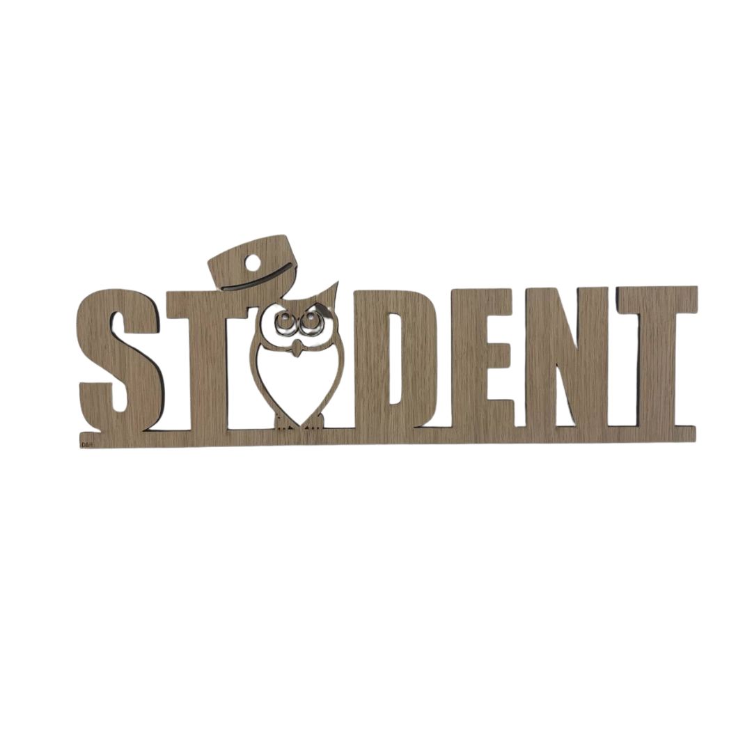 Træskilt - Studentergave