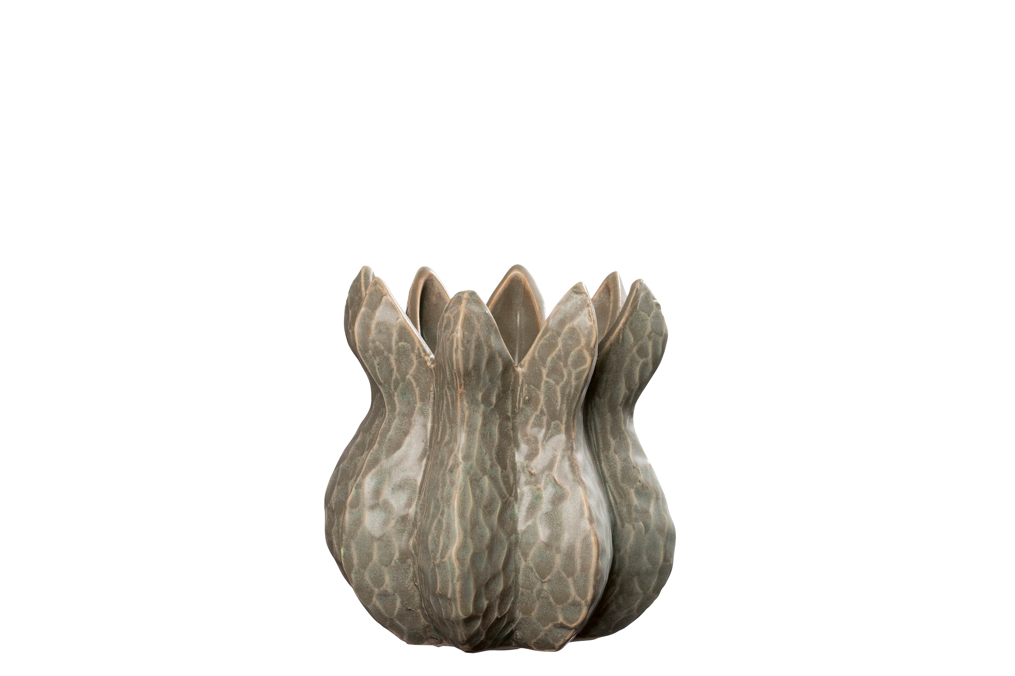 Keramikvase - Moderne vase - Grå grøn