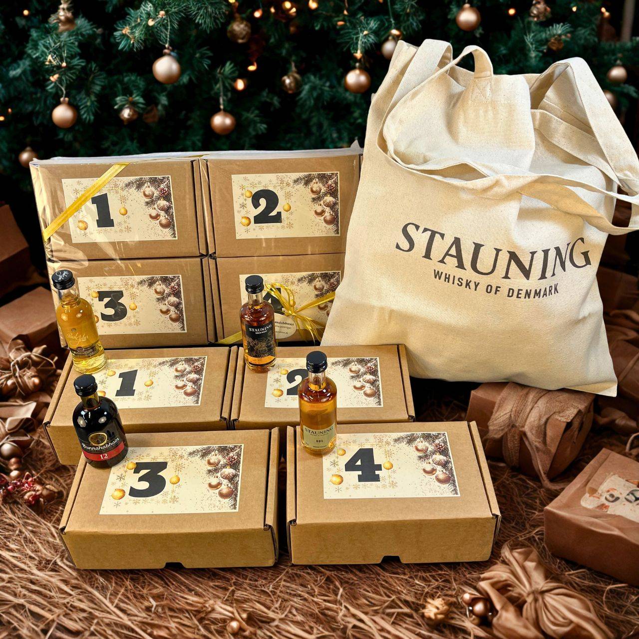 Whisky Adventskalender 4 x 5 cl Kvalitetswhisky