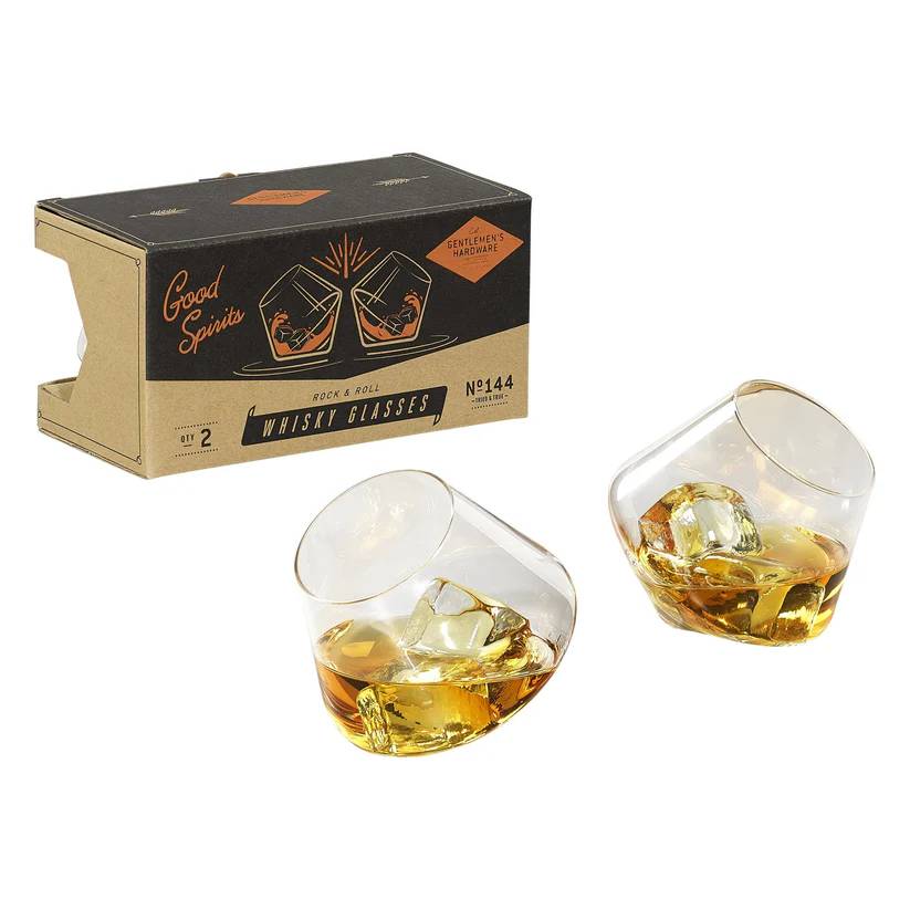 Whisky glas Rocking whiskyglas sæt/2 stk.
