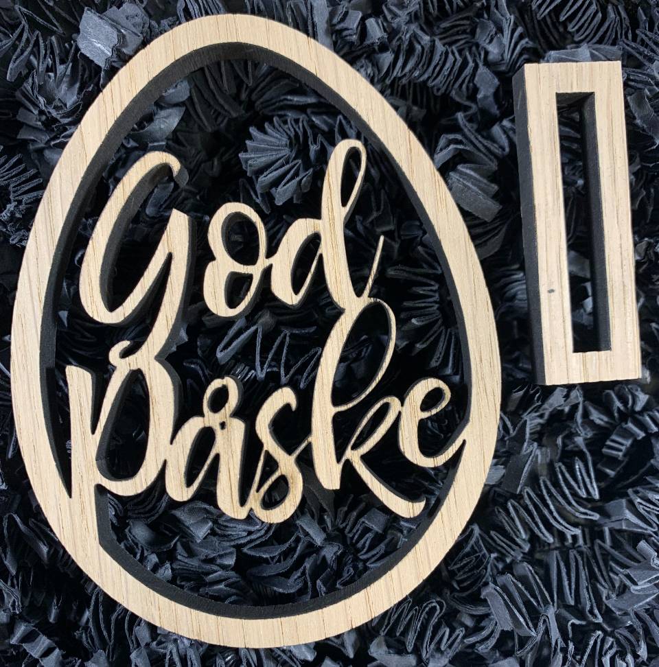 Würtz Design - Påskepynt - God Påske - Stående