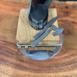 Metalfigur - Mandlig Butiksslagter 