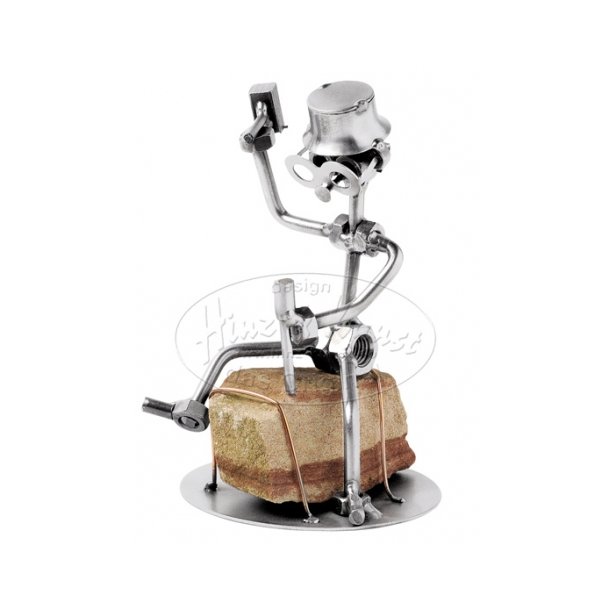 Metalfigur - Stenhugger - Stentekniker