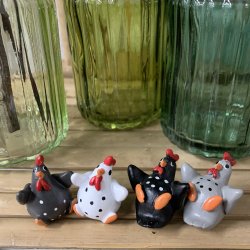 Nsgrnsgrden Sm Hns - 4 stk. i miksede farver - 2,5/3cm