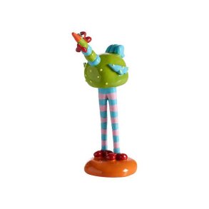 Nsgrnsgrden Gyllenkrok 17 cm - Hne Figur - Med Stribede Ben - Grn