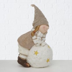 Figur - Vinterbrn - St med 2 stk.