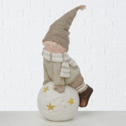 Figur - Vinterbrn - St med 2 stk.