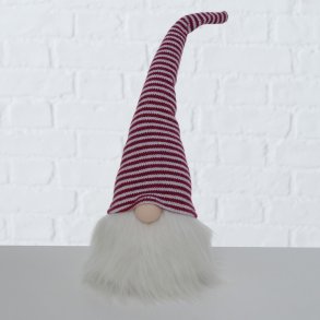 Nisse Kurt med rd hue med hvide striber