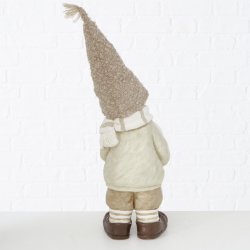 Figur - Vinterbrn med lys kugler