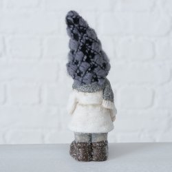 Figur - Vinterbrn med strikhuer