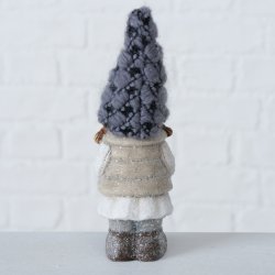 Figur - Vinterbrn med strikhuer