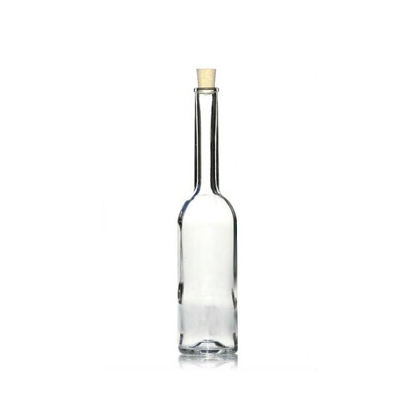 Glasflaske - Nepra glasflaske - Klar glas 100 Ml.
