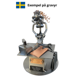 Metalfigur - Butiksassistent - salgsassistent - kvinde