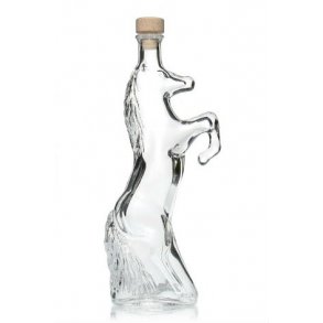 Glasflaske - Hest - 350 ml