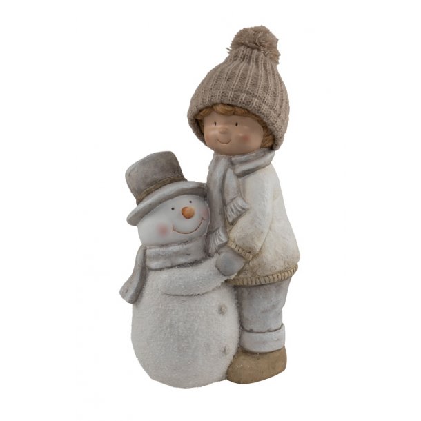 Figur - Dreng og snemand