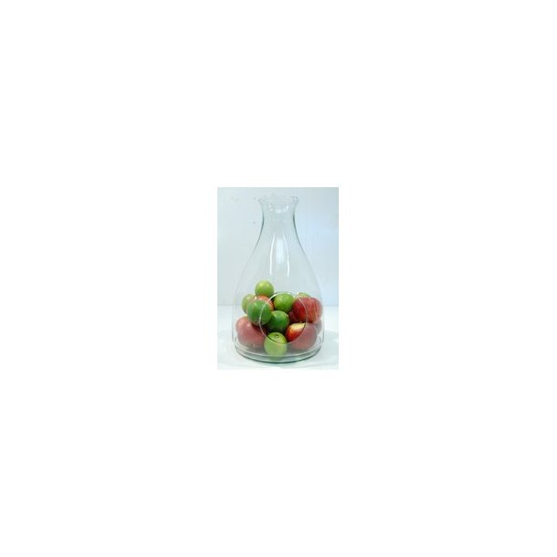 Glas flaske med plantehul -  36 cm.