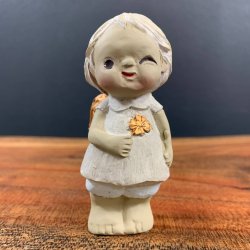 Nsgrnsgrden - Englefigur 8 cm - Lykke