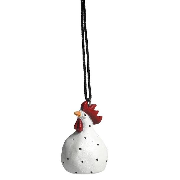 Nsgrnsgrden - Hngende Hne 4 cm - Hvid