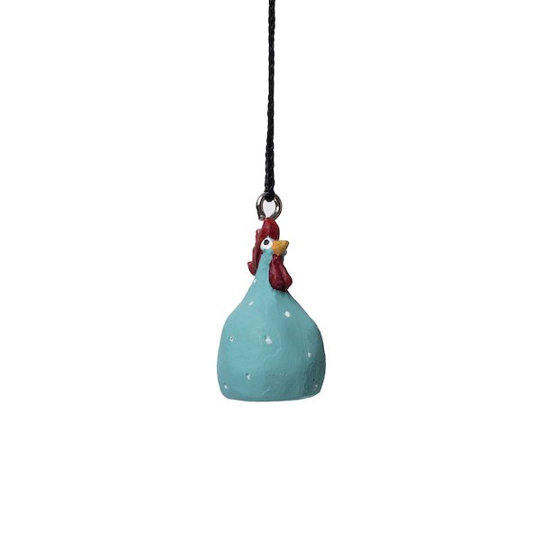 Nsgrnsgrden - Hngende Hne 4 cm - Turkis