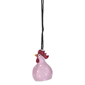 Nsgrnsgrden - Hngende Hne 4 cm - Rosa