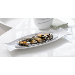 Capri serveringsfad med rustfri stlrist