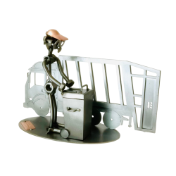 Metalfigur - Renovationsmedarbejder - Skraldemand