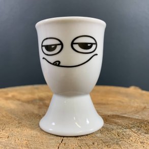 Porceln ggebger 7cm - Sjovt Ansigt