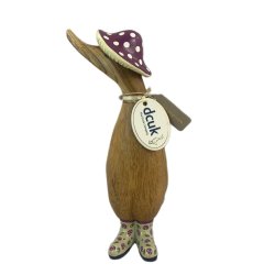 Dcuk Tr And 18 cm - med paddehat - Lilla - Kigger Til Venstre