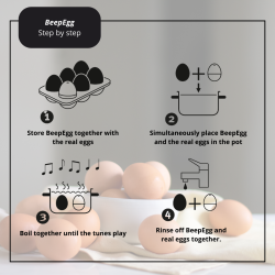 BeepEgg - ggeur med musik - Eggsercise