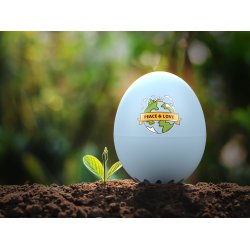 BeepEgg - ggeur med musik - Peace &amp; Love