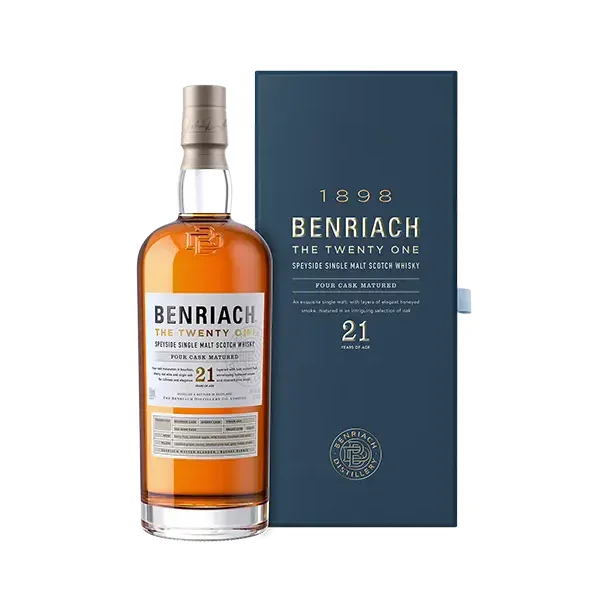 Benriach 21 Years Old 46%  Eksklusiv Speyside Single Malt Whisky