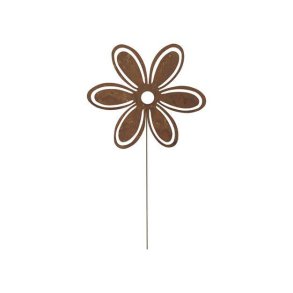 Blomst p spyd - Rust H 80 cm.