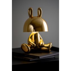 Bordlampe Bunny LED med Bluetooth-h�jttaler � Guld