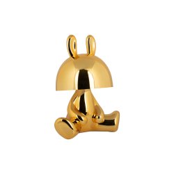 Bordlampe Bunny LED med Bluetooth-h�jttaler � Guld