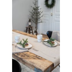 Hygge bordl�ber i 100% bomuld