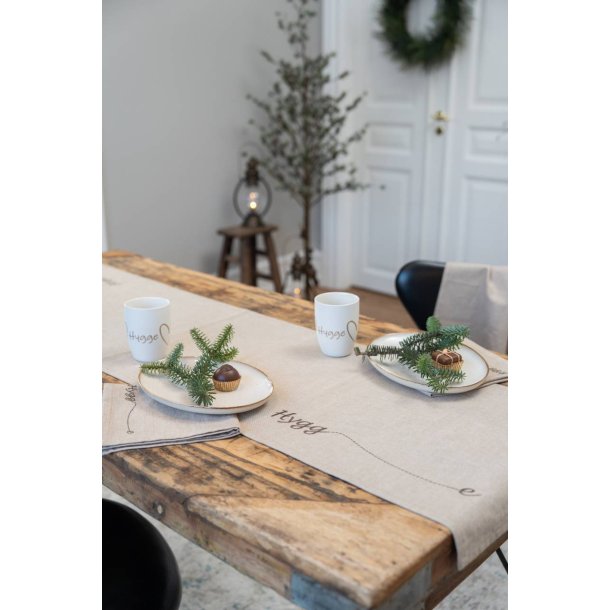 Hygge bordl�ber i 100% bomuld
