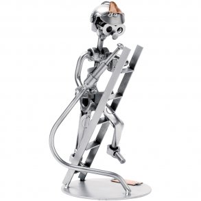 Metalfigur - Brandmand p Stige
