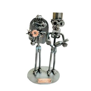 Metallfigur - Kvinnligt Brudpar