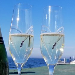 Champagneglas - Two Hearts