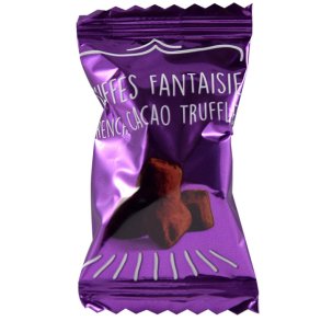 Chokoladetr�ffel med hasseln�d � Flowpakket � Perfekt til fest & erhverv